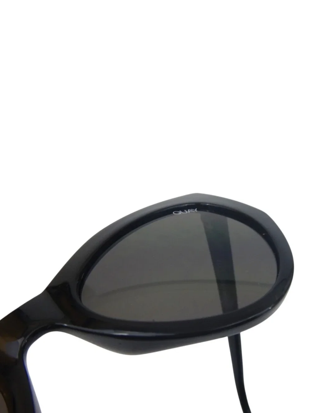 Quay Australia Persuasive Cat Eye Sunglasses in Black